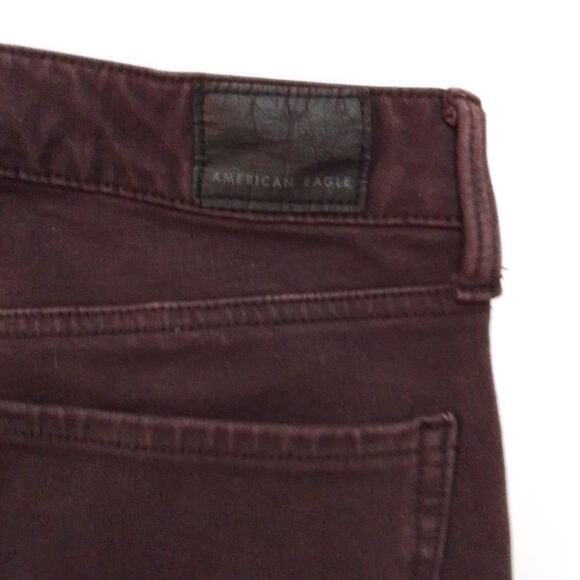 American Eagle Womens Jeans Sz 6 Purple Plum The‎ Hi Rise Jegging 360 Stretch - Picture 6 of 14